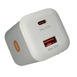 Xiaomi GaN 67W PD Fast Charging Adaptor UK 3 Pin Charger with Type C Cable - Image 4