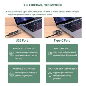 4K HDMI to USB 3.0 Type C Video Capture Card - Image 5