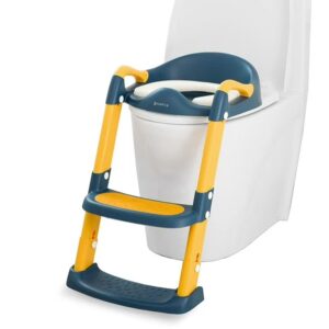 Adjustable Baby Kids Toilet Potty Training Seat With Step Stool Ladder (DB270) - Image 9