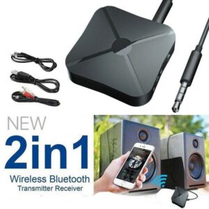 Bluetooth 4.2 Wireless Audio Aux Transmitter & Receiver 2 IN 1 Adapter 3.5mm - Image 2
