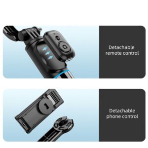 C01 Portable 360-degree Rotating Phone Selfie Stick with Remote Control Mini Split Phone Clip Camera Tripod - Image 5