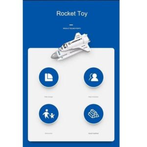 Children Educational Toy Rocket Modeling Spaceship (0437) - Image 8
