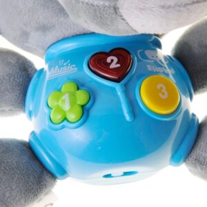 Children Plush Musical Elephant Infant Fun and Educational Toy (0273) - Image 10
