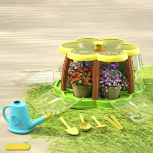 Children Toy Educational Gardening Plant Growing Set with Fish Tank (0682) - Image 8