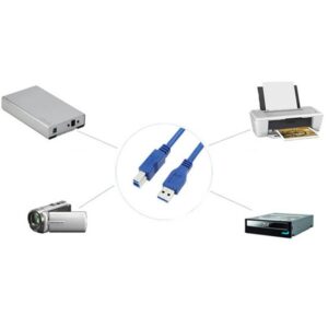Computer Printer Cable Cord USB 3.0 Male to USB Type-B Male (1.5 Meter) - Image 7