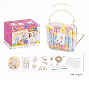 Girls DIY Bunny Crochet Complete Handbag Craft Set (0449) - Image 2