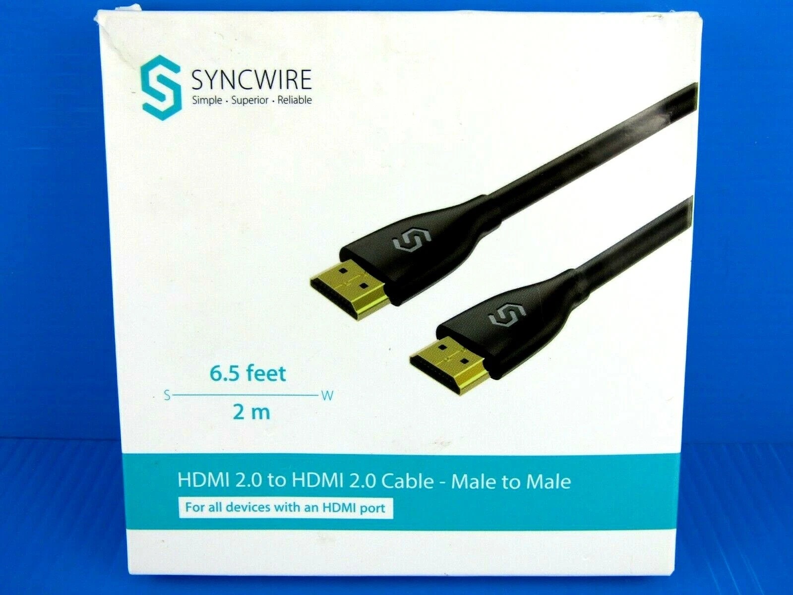 HDMI Syncwire HDMI 4K High Speed 18Gbps 2.0 Cable – 3 Meter
