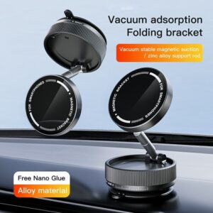 K10A Magsafe 360° Adjustable Car Navigation Bracket Vacuum Suction Cup Mobile Phone Stand - Image 10