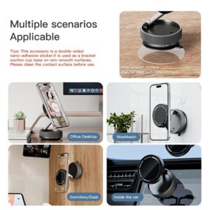 K10A Magsafe 360° Adjustable Car Navigation Bracket Vacuum Suction Cup Mobile Phone Stand - Image 4