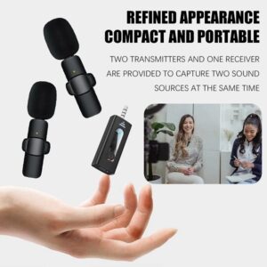 K35 Wireless Collar Microphone (Dual Mic) - Image 6