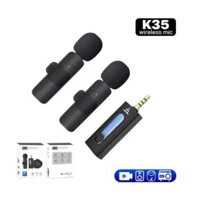 K35 Wireless Collar Microphone (Dual Mic) - Image 7