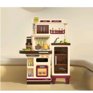 Kids Kitchen Set Large Play Kitchen with Realistic Lights and Sounds 103cm (0503) - Image 5