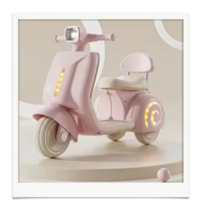Kids Rechargeable Ride On Electric Motor Bike Scooty (MB0119) - Image 5