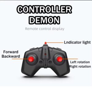 Kids Toy 3 Wheel Mini RC Stunt Threeking RC Remote Control Double Side Car (0634) - Image 10