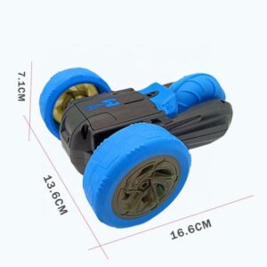 Kids Toy 3 Wheel Mini RC Stunt Threeking RC Remote Control Double Side Car (0634) - Image 3