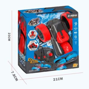 Kids Toy 3 Wheel Mini RC Stunt Threeking RC Remote Control Double Side Car (0634) - Image 4