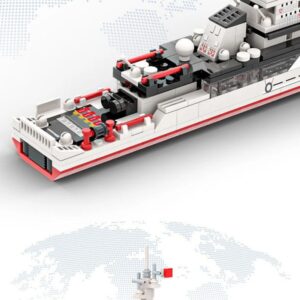 Kids Toy Type 081 Mine Countermeasures Ship Block Set 380 Pieces (0530) - Image 6