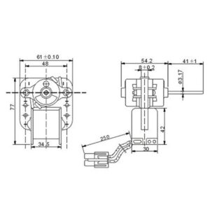 LG No Frost Refrigerator Cooling Fan Motor - Image 3