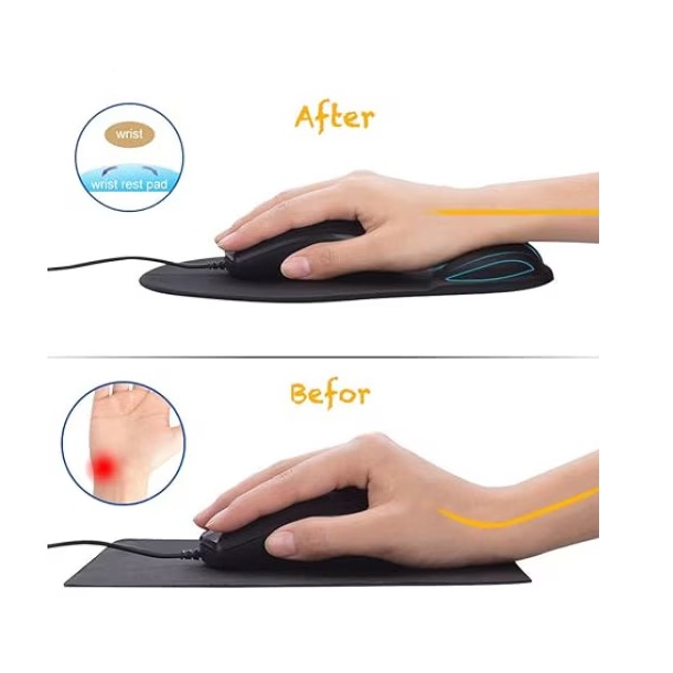 Mousepad With Gel Wrist Support 6