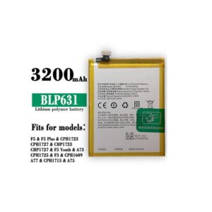 Oppo F5 Mobile Phone Battery (BLP631) - Image 5