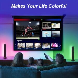 RGB Pickup USB Rechargeable Music Rhythm Lights Upgraded Light - Image 7