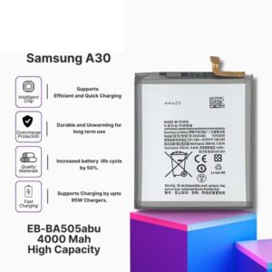 Samsung Galaxy A30 Mobile Phone Battery (EB-BA505ABU) - Image 4