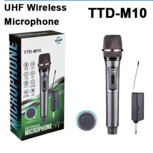 UHF TTD-M10 Single Wireless Rechargeable Microphone