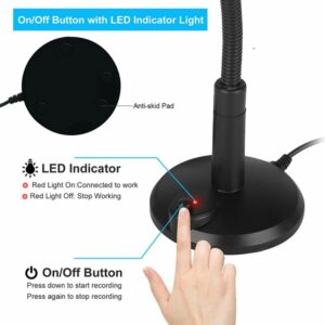Laptop Desktop USB Computer Microphone Noise Canceling Voice Recording Mic - Image 12