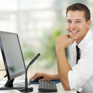 Laptop Desktop USB Computer Microphone Noise Canceling Voice Recording Mic - Image 13