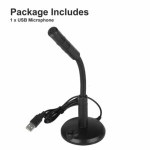 Laptop Desktop USB Computer Microphone Noise Canceling Voice Recording Mic - Image 15