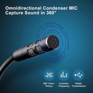 Laptop Desktop USB Computer Microphone Noise Canceling Voice Recording Mic - Image 2