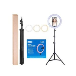 10 Inches Ring Light (LJJ-26) with 7 Feet Tripod Stand - Image 5
