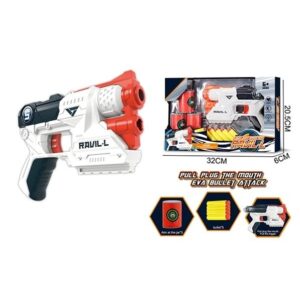 Boys Toy Gun Soft Bullet Gun With 10pcs Foam Bullet (0461) - Image 2