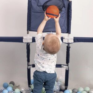 Children's Playpen Safety Fence with Basketball Hoop (PP03) - Image 14