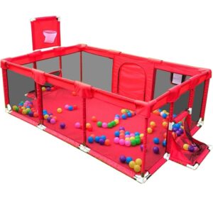 Children's Playpen Safety Fence with Basketball Hoop (PP03)