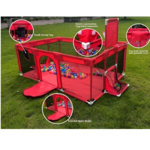 Children's Playpen Safety Fence with Basketball Hoop (PP03) - Image 6