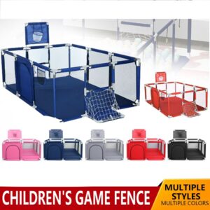 Children's Playpen Safety Fence with Basketball Hoop (PP03) - Image 7