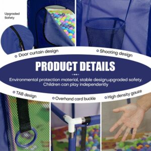 Children's Playpen Safety Fence with Basketball Hoop (PP03) - Image 9