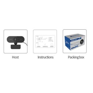 Desktop Computer 1080P HD Mini USB Auto Focus Web Camera With Microphones - Image 5