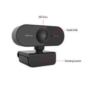 Desktop Computer 1080P HD Mini USB Auto Focus Web Camera With Microphones - Image 7