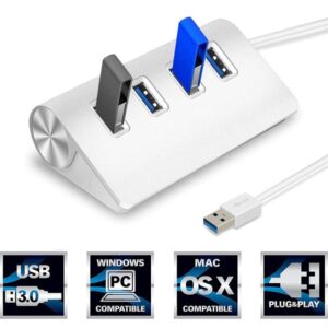 Full Metal USB 3.0 Hub 4 Port Portable Data Hub - Image 4