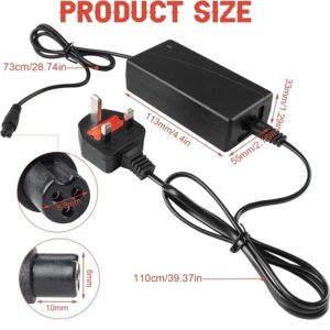 Hoverboard Self-Balancing Scooter UK 3 Pin Charger 42V 2A (SP02) - Image 7