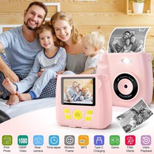 Kids Rechargeable Instant Print Digital Camera (0500) - Image 3