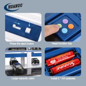 Kids Toy Alloy Car Play Set Plastic Diy Sliding Track Toy Deformation Car Truck (0512) - Image 5