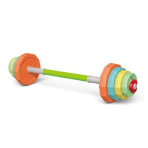 Kids Toy Colorful Sport Training Gym Add Water Weightliftings Plastic Barbell (0398) - Image 2