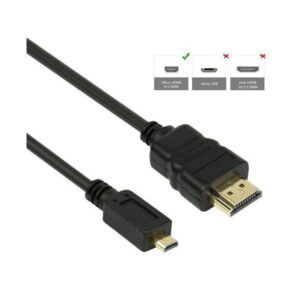 Micro HDMI to HDMI Cable (1.5 Meter) - Image 4