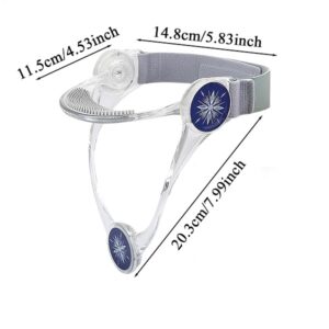 Neck Support Brace | Chin Stretcher with Flexible Tightness 360° Adjustable Soft Chin Support Head Posture Correction Neck Brace - Image 5