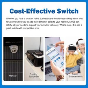 8 Port Network Switch PIX-LINK SW08 10/100Mbps - Image 7