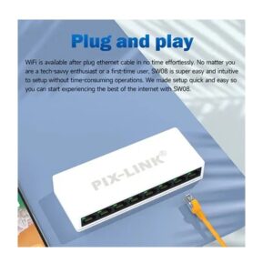 8 Port Network Switch PIX-LINK SW08 10/100Mbps - Image 4