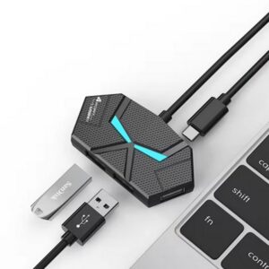 RGB 4 Port USB C Hub 3.0 USB Splitter USB Extender - Image 6